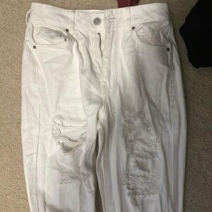 Pacsun white mom jeans size 23